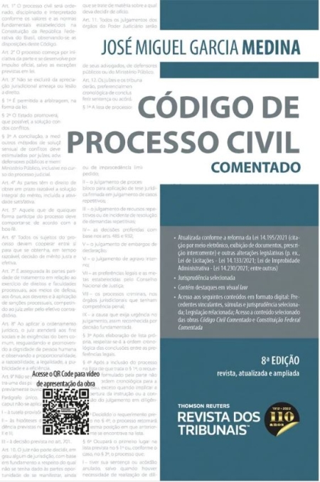 Foto Código de Processo Civil Comentado - 8.ª edição