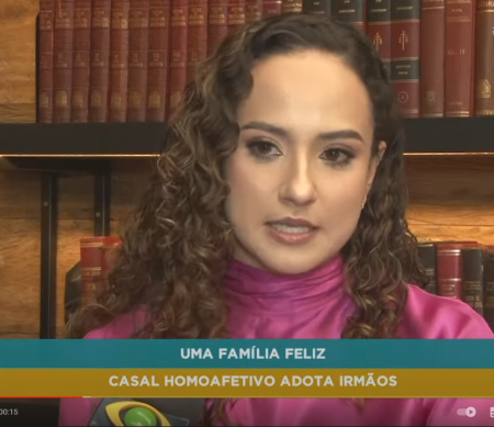 Foto A advogada Mariana Barsaglia Pimentel concedeu entrevista aos 16.08.2022 para o Programa Tarde na Band sobre adoção por casais homossexuais.